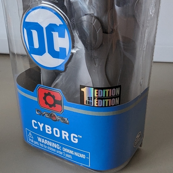 New DC Spin Master Cyborg Figure 12" 1st Edition In Package Universe Silver Toy - Picture 4 of 11